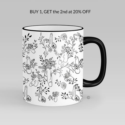 Floral Willy Mug